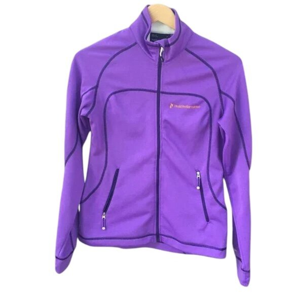 PeakPerformance R&D purple mid-layer zip up - size S - Picture 1 of 9